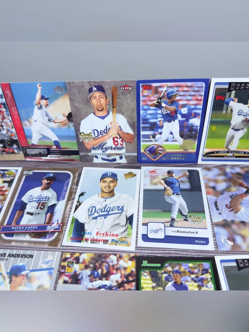 LA Dodgers Card Lot 24x Sheffield Gagne Russell Martin +